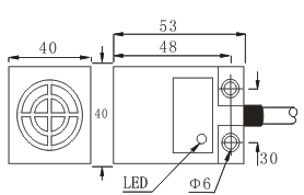 40X40X53 square proximity switch 40X40X53 square proximity switch