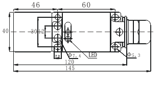 40X40X120 square proximity switch 40X40X120 square proximity switch