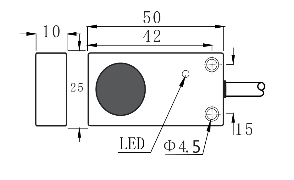 B25 Flat Proximity Switch B25 Flat Proximity Switch