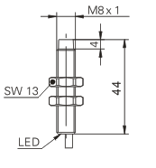 M8 Analog Proximity Switch