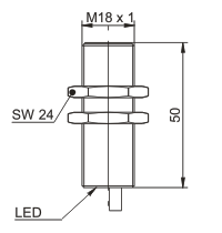 M18 Plastic Capacitive Proximity Switch