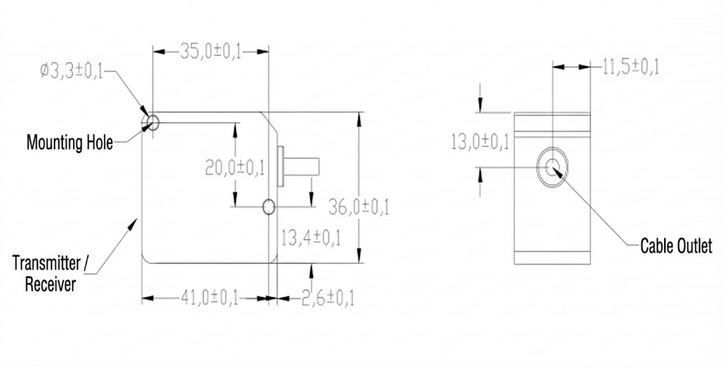 KJRF-A4 High-Frequency Laser Ranging Sensor KJRF-A4 High-Frequency Laser Ranging Sensor